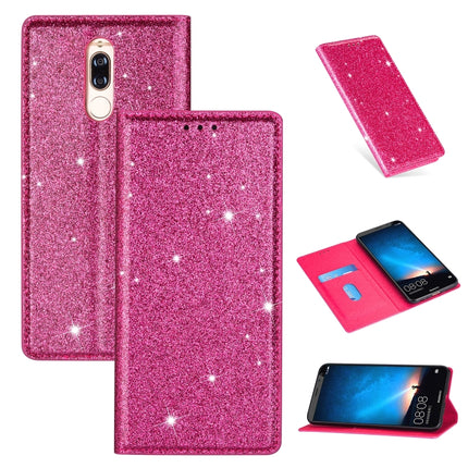 Ultrathin Glitter Magnetic Horizontal Flip Leather Case with Holder & Card Slots, For Huawei Mate 10 Lite, For Huawei Mate 10 Pro, For Huawei Mate 20, For Huawei Mate 20 Lite