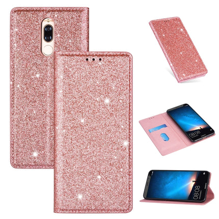 Ultrathin Glitter Magnetic Horizontal Flip Leather Case with Holder & Card Slots, For Huawei Mate 10 Lite, For Huawei Mate 10 Pro, For Huawei Mate 20, For Huawei Mate 20 Lite