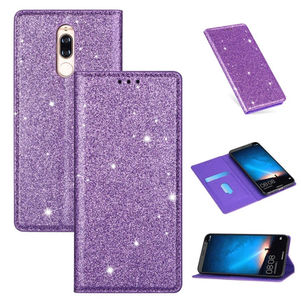 Ultrathin Glitter Magnetic Horizontal Flip Leather Case with Holder & Card Slots, For Huawei Mate 10 Lite, For Huawei Mate 10 Pro, For Huawei Mate 20, For Huawei Mate 20 Lite