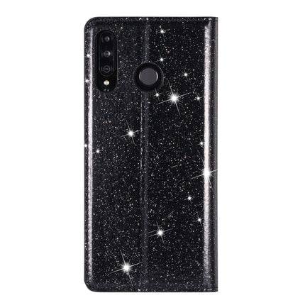 Ultrathin Glitter Magnetic Horizontal Flip Leather Case with Holder & Card Slots, For Huawei P30 Lite, For Huawei Y7 (2019), For Huawei Y6 (2019)
