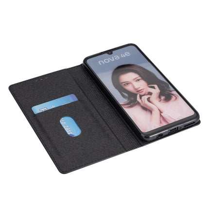 Ultrathin Glitter Magnetic Horizontal Flip Leather Case with Holder & Card Slots, For Huawei P30 Lite, For Huawei Y7 (2019), For Huawei Y6 (2019)