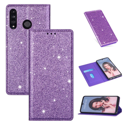 Ultrathin Glitter Magnetic Horizontal Flip Leather Case with Holder & Card Slots, For Huawei P30 Lite, For Huawei Y7 (2019), For Huawei Y6 (2019)