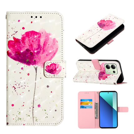 3D Painting Horizontal Flip Leather Phone Case, For Xiaomi Redmi Note 13 Pro 4G Global, For Xiaomi Redmi Note 13 4G Global, For Xiaomi Redmi K70E