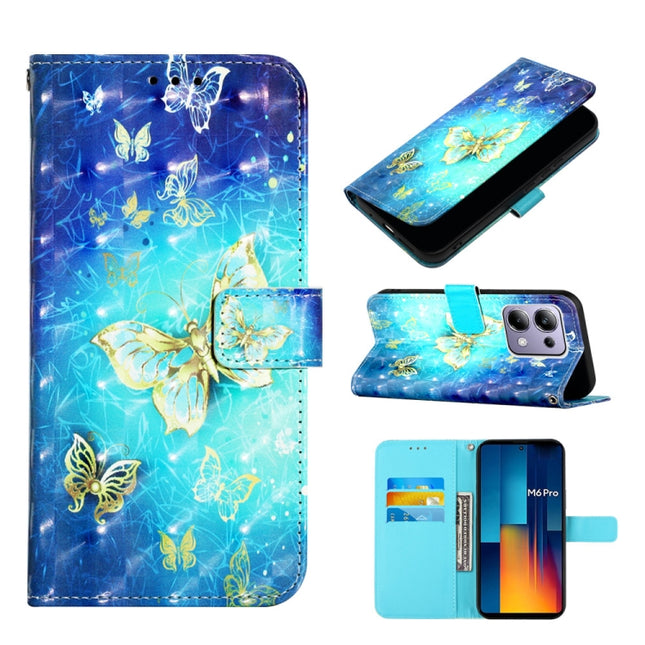3D Painting Horizontal Flip Leather Phone Case, For Xiaomi Redmi Note 13 Pro 4G Global, For Xiaomi Redmi Note 13 4G Global, For Xiaomi Redmi K70E