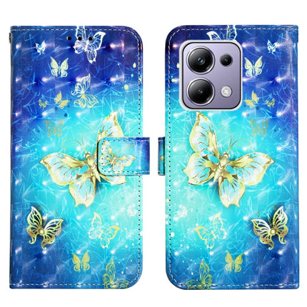 3D Painting Horizontal Flip Leather Phone Case, For Xiaomi Redmi Note 13 Pro 4G Global, For Xiaomi Redmi Note 13 4G Global, For Xiaomi Redmi K70E