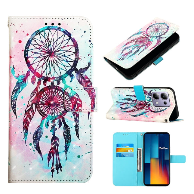 3D Painting Horizontal Flip Leather Phone Case, For Xiaomi Redmi Note 13 Pro 4G Global, For Xiaomi Redmi Note 13 4G Global, For Xiaomi Redmi K70E