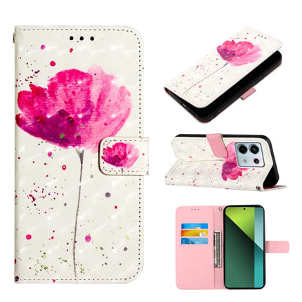 3D Painting Horizontal Flip Leather Phone Case, For Xiaomi Redmi Note 13 Pro+ 5G, For Xiaomi Redmi Note 13 Pro 5G Global