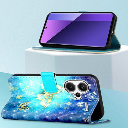 3D Painting Horizontal Flip Leather Phone Case, For Xiaomi Redmi Note 13 Pro+ 5G, For Xiaomi Redmi Note 13 Pro 5G Global