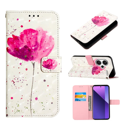 3D Painting Horizontal Flip Leather Phone Case, For Xiaomi Redmi Note 13 Pro+ 5G, For Xiaomi Redmi Note 13 Pro 5G Global
