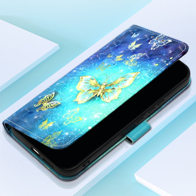 3D Painting Horizontal Flip Leather Phone Case, For Xiaomi Poco X6 Pro, For Xiaomi Redmi Note 13 5G Global, For Xiaomi Redmi 13C