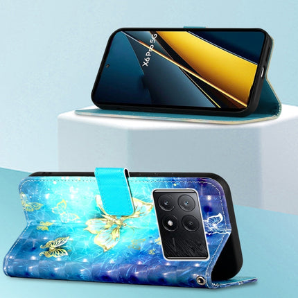 3D Painting Horizontal Flip Leather Phone Case, For Xiaomi Poco X6 Pro, For Xiaomi Redmi Note 13 5G Global, For Xiaomi Redmi 13C