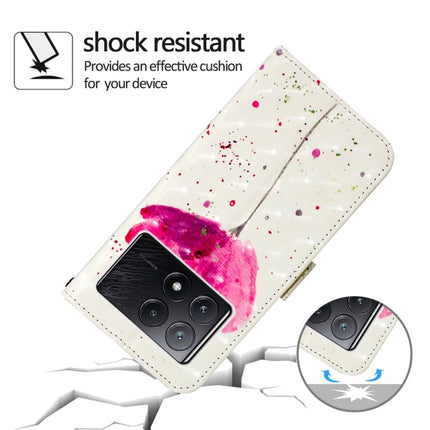 3D Painting Horizontal Flip Leather Phone Case, For Xiaomi Poco X6 Pro, For Xiaomi Redmi Note 13 5G Global, For Xiaomi Redmi 13C