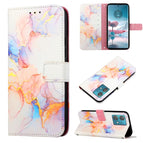 For Motorola Edge 40 Neo / Galaxy Marble White