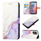 For Motorola Moto G Play 5G 2024 / White Purple