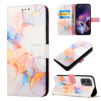 For Motorola Moto G Stylus 5G 2024 / Galaxy Marble White