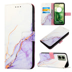 For Motorola Moto G04 4G / G24 4G / White Purple