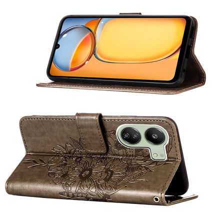 Embossed Butterfly Leather Phone Case, For Xiaomi Redmi 13C, For Xiaomi Redmi Note 13 Pro+ 5G, For Xiaomi Redmi Note 13 Pro 5G Global