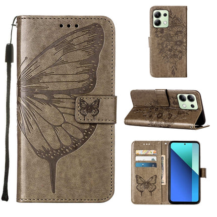 Embossed Butterfly Leather Phone Case, For Xiaomi Redmi A3, For Xiaomi Redmi Note 13 Pro 4G Global, For Xiaomi Redmi Note 13 4G Global