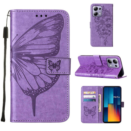 Embossed Butterfly Leather Phone Case, For Xiaomi Redmi A3, For Xiaomi Redmi Note 13 Pro 4G Global, For Xiaomi Redmi Note 13 4G Global