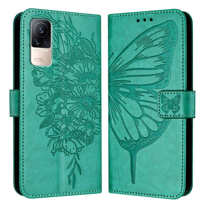 Embossed Butterfly Leather Phone Case, For Xiaomi Redmi Note 11 Pro+ 5G EU, For Xiaomi Civi 1S, For Xiaomi Poco X3 GT