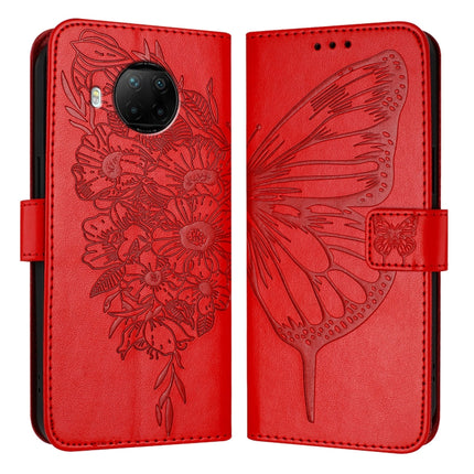 Embossed Butterfly Leather Phone Case, For Xiaomi Mi 11 Ultra, For Xiaomi Mi 10T Lite 5G, For Xiaomi Redmi 8 / 8A