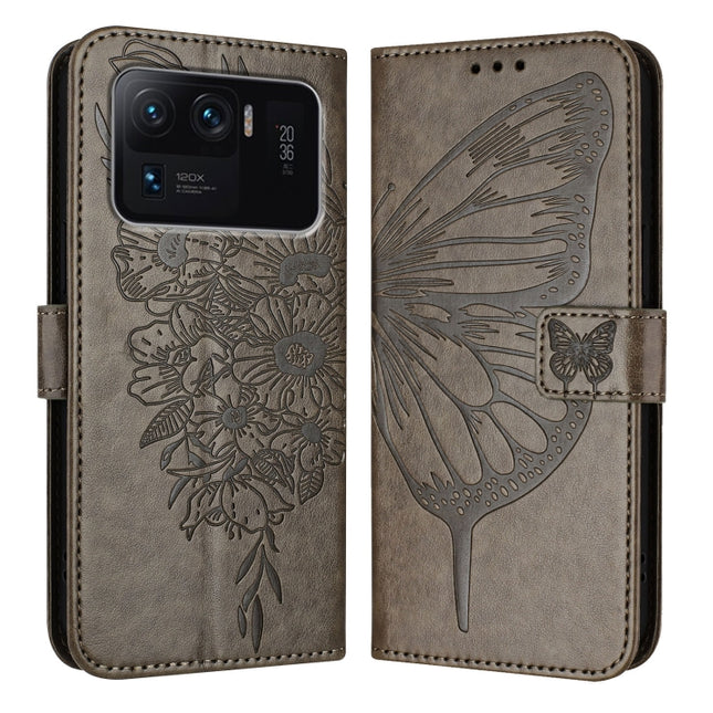 Embossed Butterfly Leather Phone Case, For Xiaomi Mi 11 Ultra, For Xiaomi Mi 10T Lite 5G, For Xiaomi Redmi 8 / 8A
