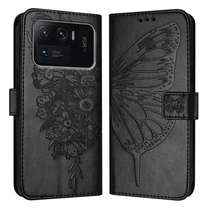 Embossed Butterfly Leather Phone Case, For Xiaomi Mi 11 Ultra, For Xiaomi Mi 10T Lite 5G, For Xiaomi Redmi 8 / 8A