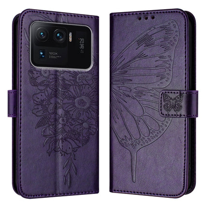 Embossed Butterfly Leather Phone Case, For Xiaomi Mi 11 Ultra, For Xiaomi Mi 10T Lite 5G, For Xiaomi Redmi 8 / 8A