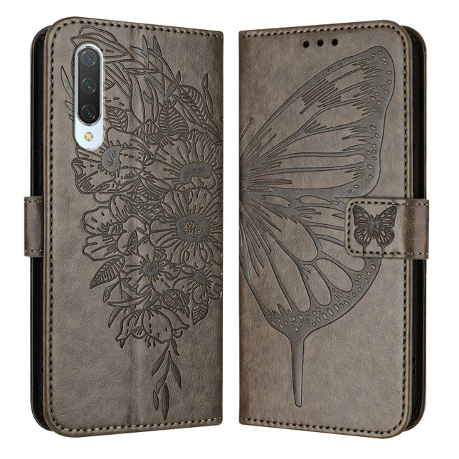 Embossed Butterfly Leather Phone Case, For Xiaomi Mi CC9 / Mi 9 Lite, For Xiaomi Redmi Note 8, For Xiaomi Redmi Note 8 Pro