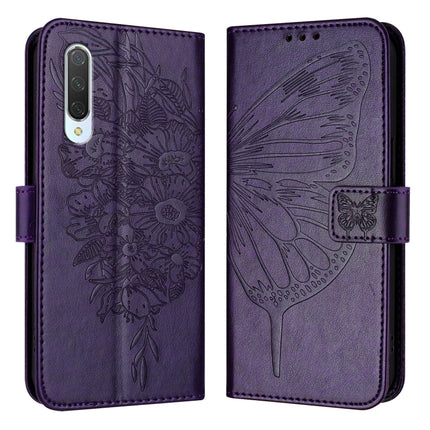 Embossed Butterfly Leather Phone Case, For Xiaomi Mi CC9 / Mi 9 Lite, For Xiaomi Redmi Note 8, For Xiaomi Redmi Note 8 Pro