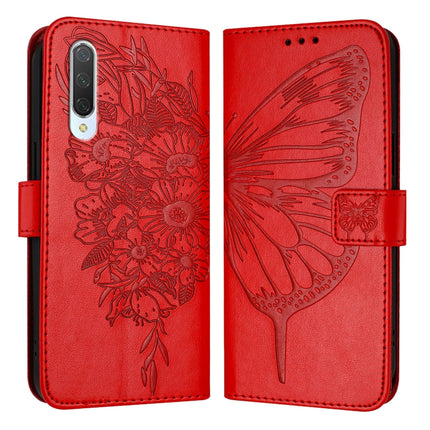 Embossed Butterfly Leather Phone Case, For Xiaomi Mi CC9 / Mi 9 Lite, For Xiaomi Redmi Note 8, For Xiaomi Redmi Note 8 Pro