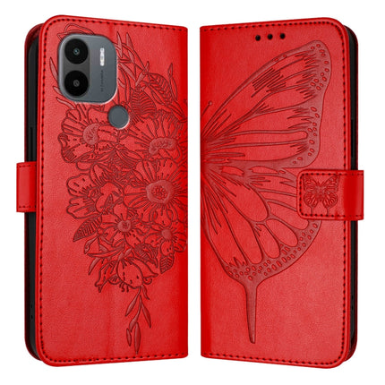 Embossed Butterfly Leather Phone Case, For Xiaomi Poco F5/Redmi Note 12 Turbo 5G, For Xiaomi Poco F5 Pro/Redmi K60/K60 Pro, For Xiaomi Poco C51 / Poco C50 4G