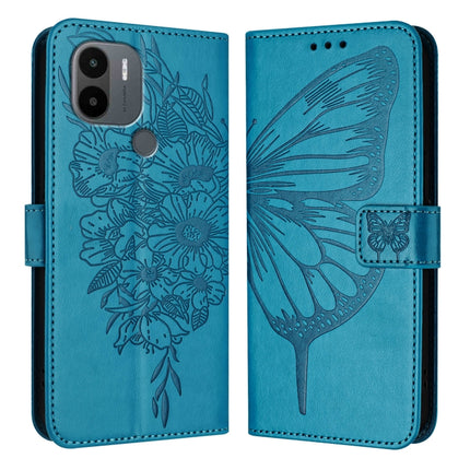Embossed Butterfly Leather Phone Case, For Xiaomi Poco F5/Redmi Note 12 Turbo 5G, For Xiaomi Poco F5 Pro/Redmi K60/K60 Pro, For Xiaomi Poco C51 / Poco C50 4G