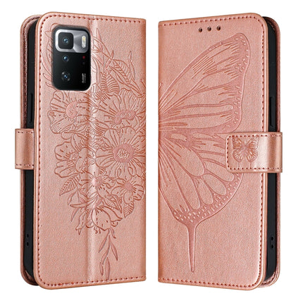 Embossed Butterfly Leather Phone Case, For Xiaomi Redmi Note 11 Pro+ 5G EU, For Xiaomi Civi 1S, For Xiaomi Poco X3 GT