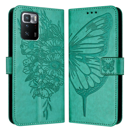 Embossed Butterfly Leather Phone Case, For Xiaomi Redmi Note 11 Pro+ 5G EU, For Xiaomi Civi 1S, For Xiaomi Poco X3 GT