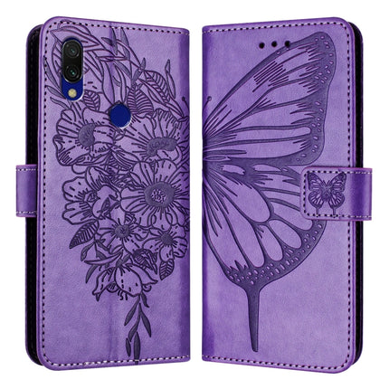 Embossed Butterfly Leather Phone Case, For Xiaomi Mi CC9e / Mi A3, For Xiaomi Redmi Note 7/Note 7S/Note 7 Pro, For Xiaomi Redmi 7