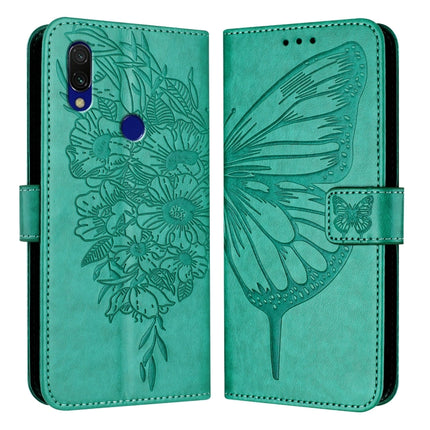 Embossed Butterfly Leather Phone Case, For Xiaomi Mi CC9e / Mi A3, For Xiaomi Redmi Note 7/Note 7S/Note 7 Pro, For Xiaomi Redmi 7