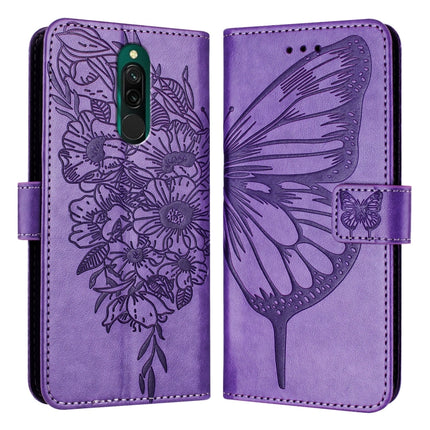 Embossed Butterfly Leather Phone Case, For Xiaomi Mi 11 Ultra, For Xiaomi Mi 10T Lite 5G, For Xiaomi Redmi 8 / 8A