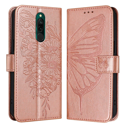 Embossed Butterfly Leather Phone Case, For Xiaomi Mi 11 Ultra, For Xiaomi Mi 10T Lite 5G, For Xiaomi Redmi 8 / 8A