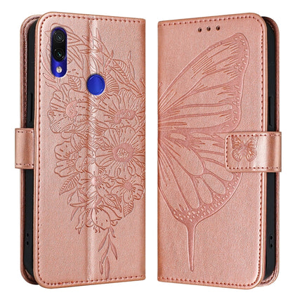 Embossed Butterfly Leather Phone Case, For Xiaomi Mi CC9e / Mi A3, For Xiaomi Redmi Note 7/Note 7S/Note 7 Pro, For Xiaomi Redmi 7