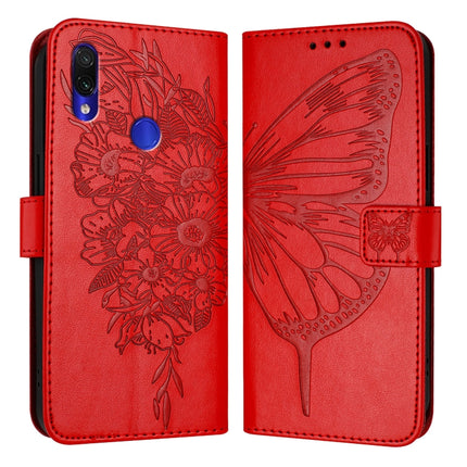 Embossed Butterfly Leather Phone Case, For Xiaomi Mi CC9e / Mi A3, For Xiaomi Redmi Note 7/Note 7S/Note 7 Pro, For Xiaomi Redmi 7