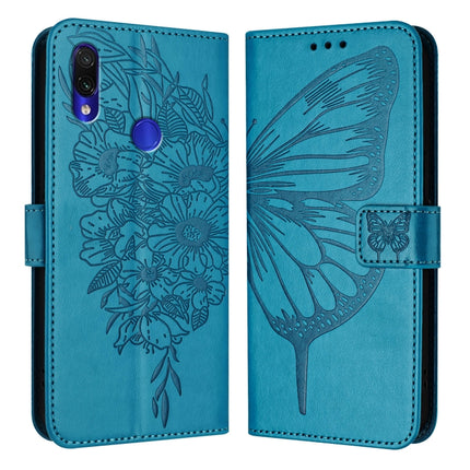 Embossed Butterfly Leather Phone Case, For Xiaomi Mi CC9e / Mi A3, For Xiaomi Redmi Note 7/Note 7S/Note 7 Pro, For Xiaomi Redmi 7
