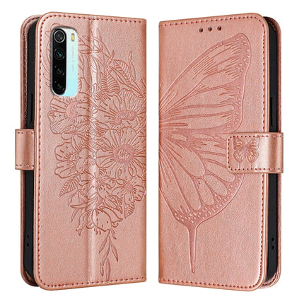 Embossed Butterfly Leather Phone Case, For Xiaomi Mi CC9 / Mi 9 Lite, For Xiaomi Redmi Note 8, For Xiaomi Redmi Note 8 Pro
