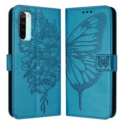 Embossed Butterfly Leather Phone Case, For Xiaomi Mi CC9 / Mi 9 Lite, For Xiaomi Redmi Note 8, For Xiaomi Redmi Note 8 Pro