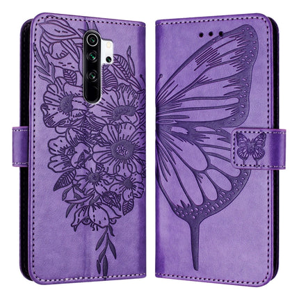 Embossed Butterfly Leather Phone Case, For Xiaomi Mi CC9 / Mi 9 Lite, For Xiaomi Redmi Note 8, For Xiaomi Redmi Note 8 Pro
