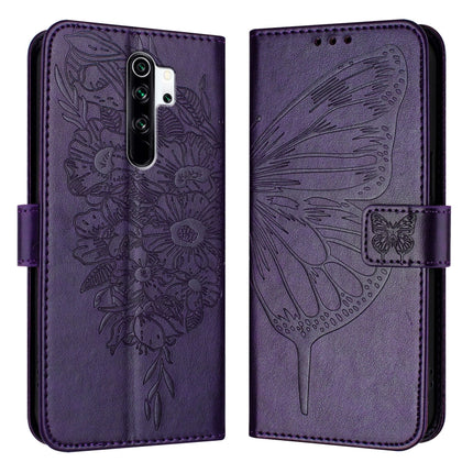 Embossed Butterfly Leather Phone Case, For Xiaomi Mi CC9 / Mi 9 Lite, For Xiaomi Redmi Note 8, For Xiaomi Redmi Note 8 Pro
