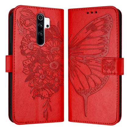 Embossed Butterfly Leather Phone Case, For Xiaomi Mi CC9 / Mi 9 Lite, For Xiaomi Redmi Note 8, For Xiaomi Redmi Note 8 Pro