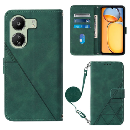 Crossbody 3D Embossed Flip Leather Phone Case, For Xiaomi Redmi K70E, For Xiaomi Poco X6 Pro, For Xiaomi Redmi Note 13 5G Global, For Xiaomi Redmi 13C