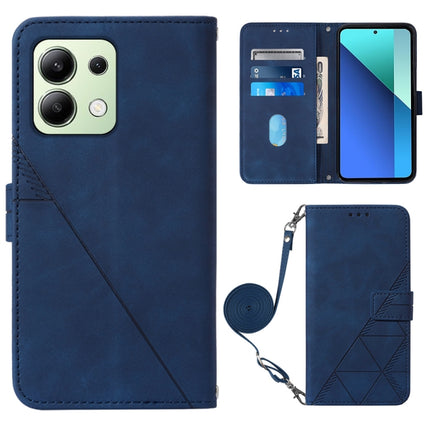 Crossbody 3D Embossed Flip Leather Phone Case, For Xiaomi Poco M6 Pro 4G, For Xiaomi Redmi A3, For Xiaomi Redmi Note 13 Pro 4G Global, For Xiaomi Redmi Note 13 4G Global