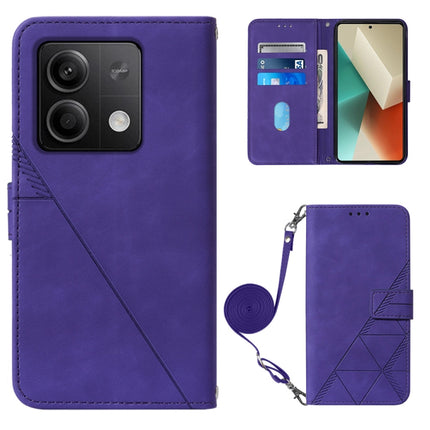 Crossbody 3D Embossed Flip Leather Phone Case, For Xiaomi Redmi K70E, For Xiaomi Poco X6 Pro, For Xiaomi Redmi Note 13 5G Global, For Xiaomi Redmi 13C